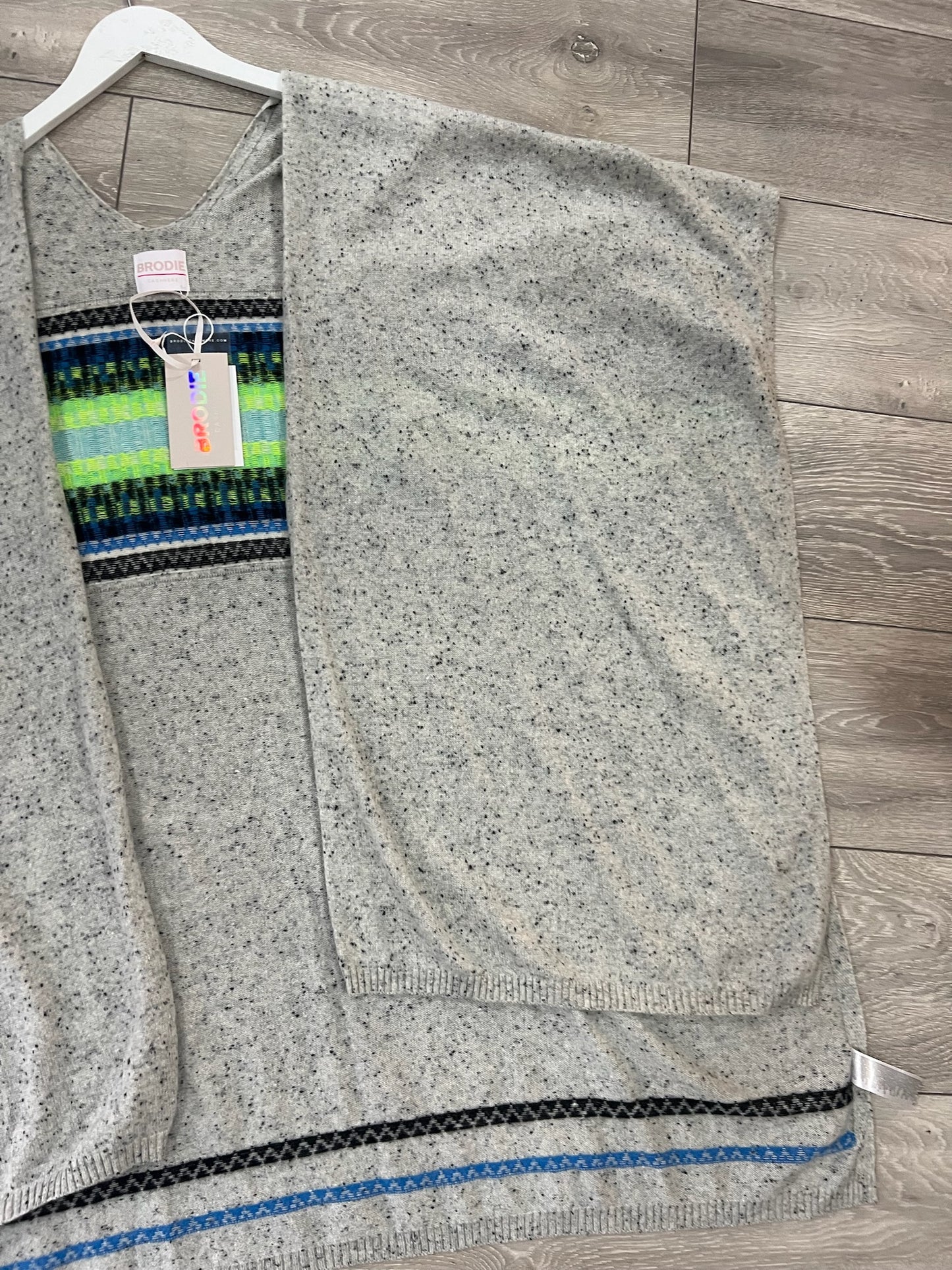 Grey Pattern Brodie Cardigan, One Size BNWT