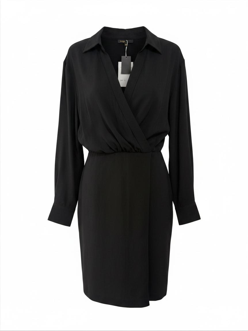 Preloved Maje Playsuit Size 12, BNWT Black