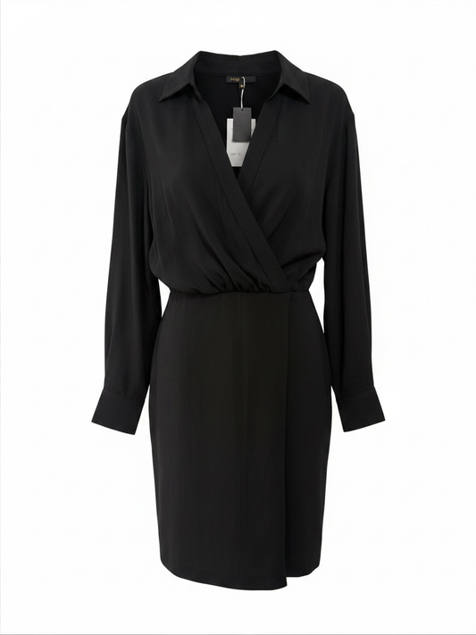Preloved Maje Playsuit Size 12, BNWT Black