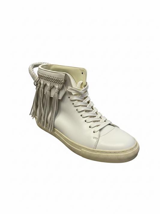 Preloved Bushemi Trainers Size 4 - 37 White Tassel