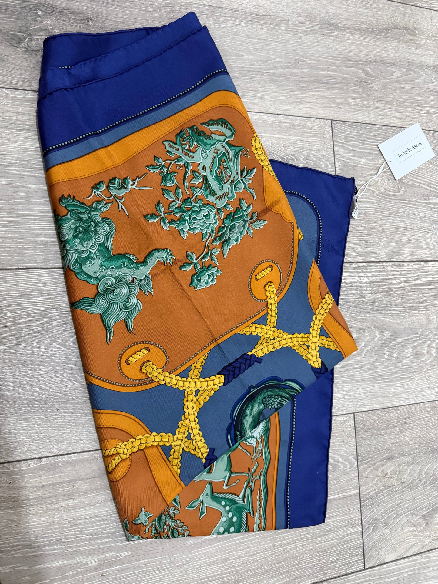 Tsubas Hermes Silk Scarf