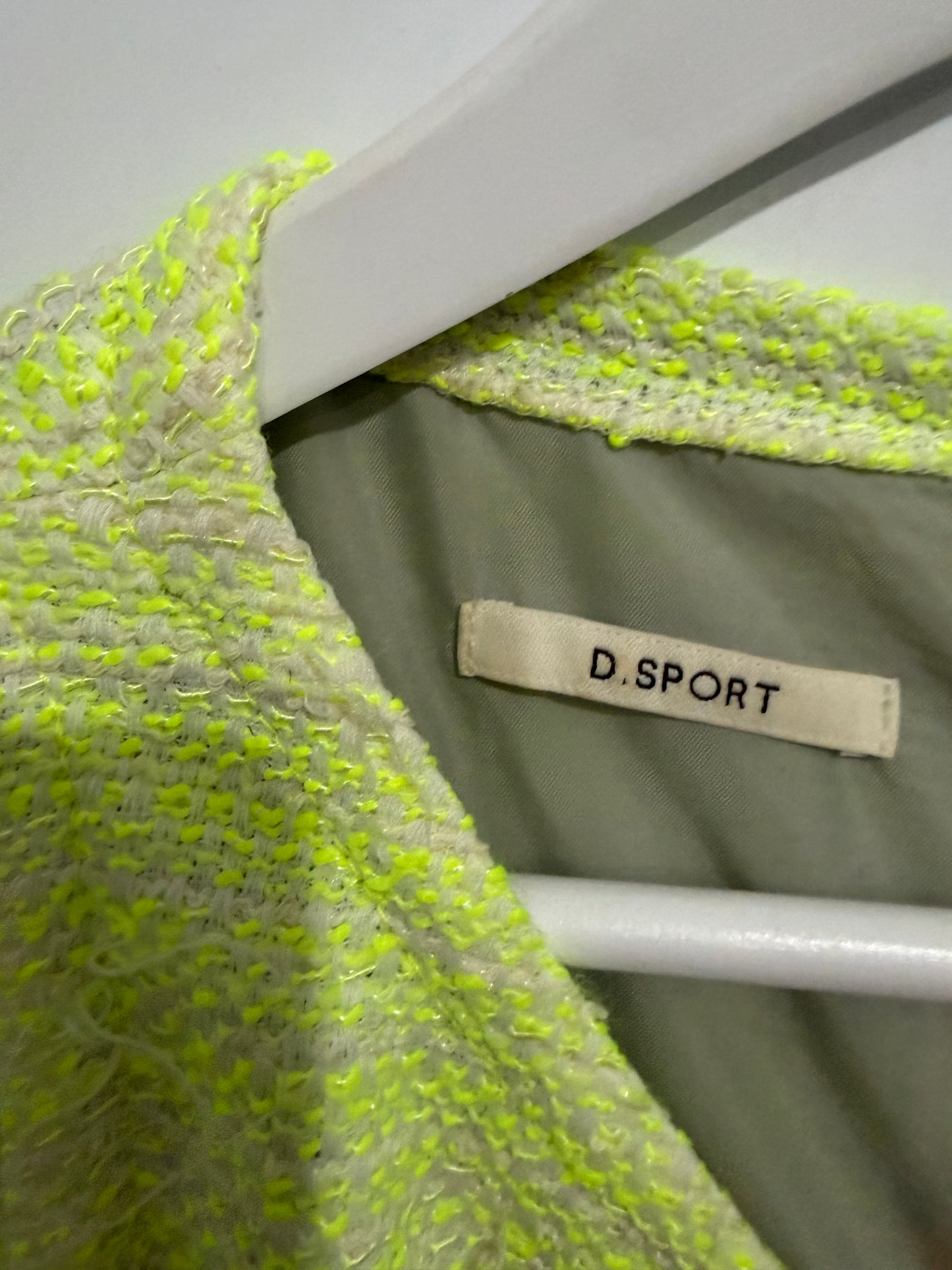 Green D sport Boucle Jacket and dress set, Size S