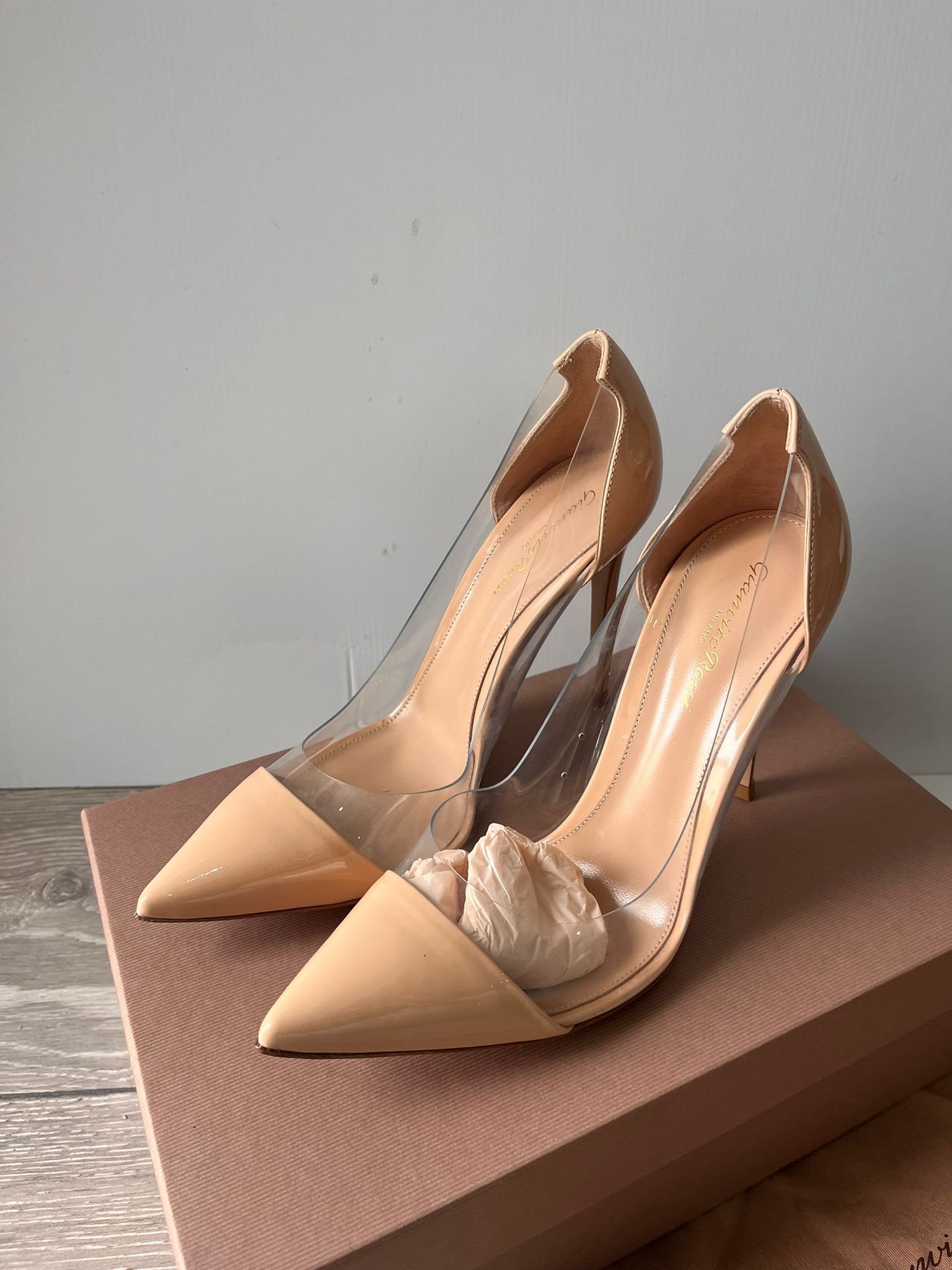 Gianvito Rossi Nude Heels - 5