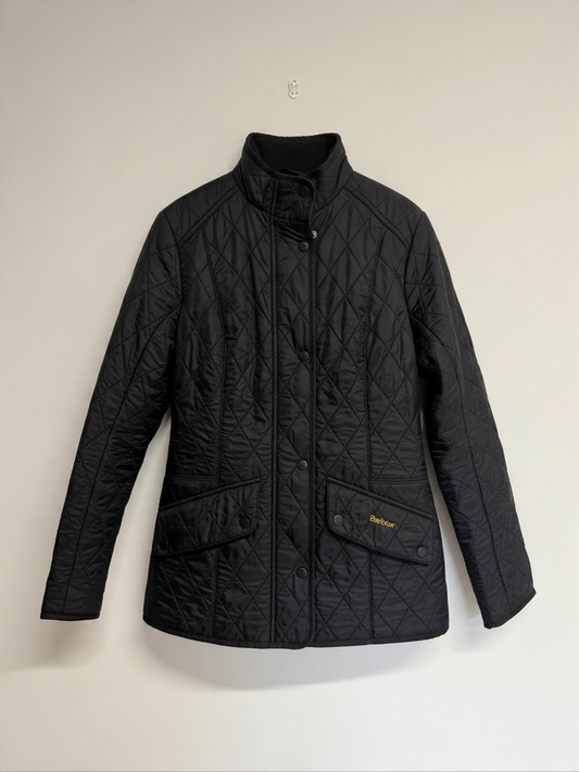 Preloved Barbour Jacket Size Small Black