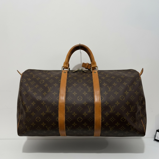 Monogram Louis Vuitton Holdall Keepall, 50