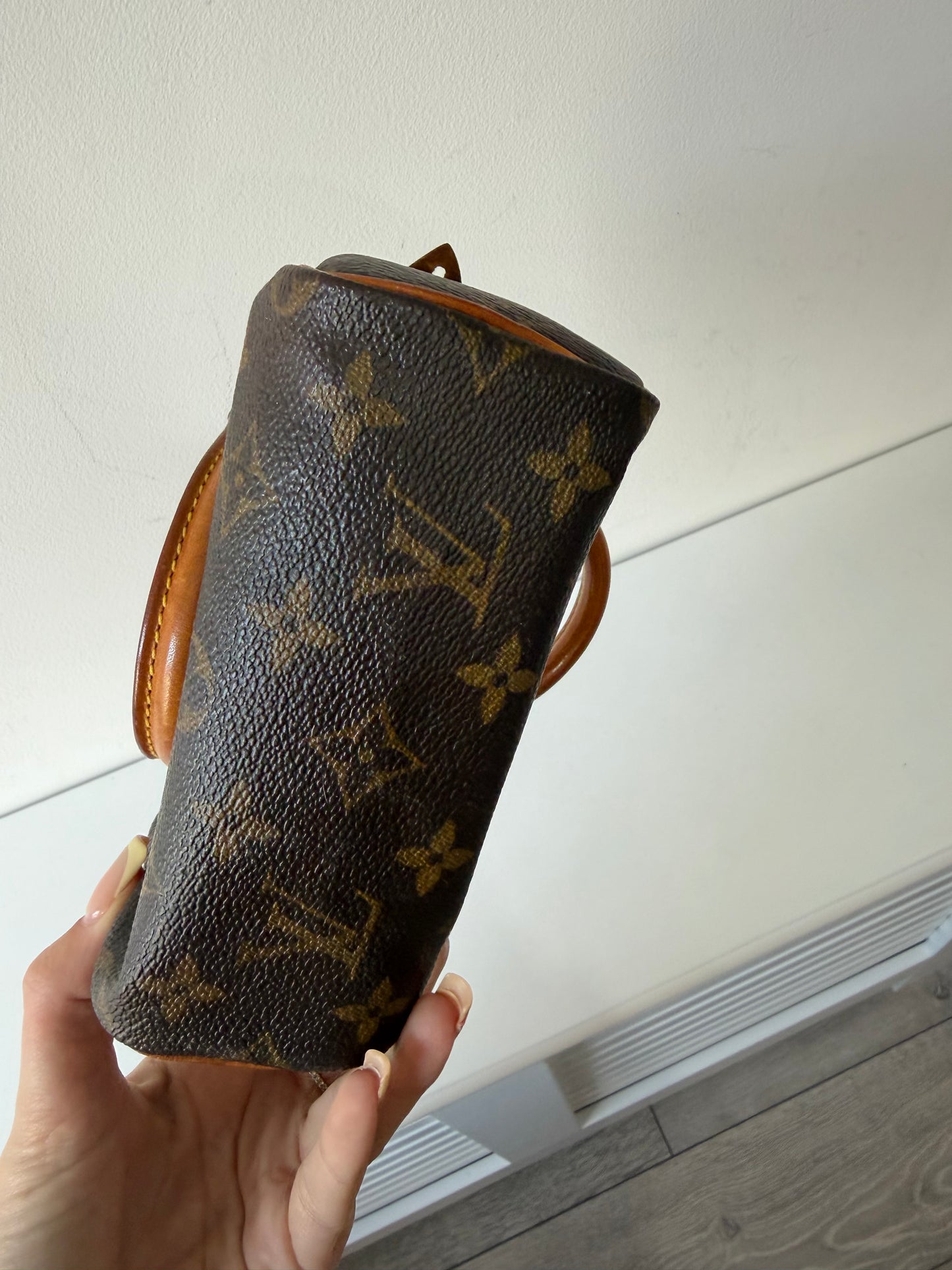 Preloved LV Monogram LV Nano Speedy Handbag, Small
