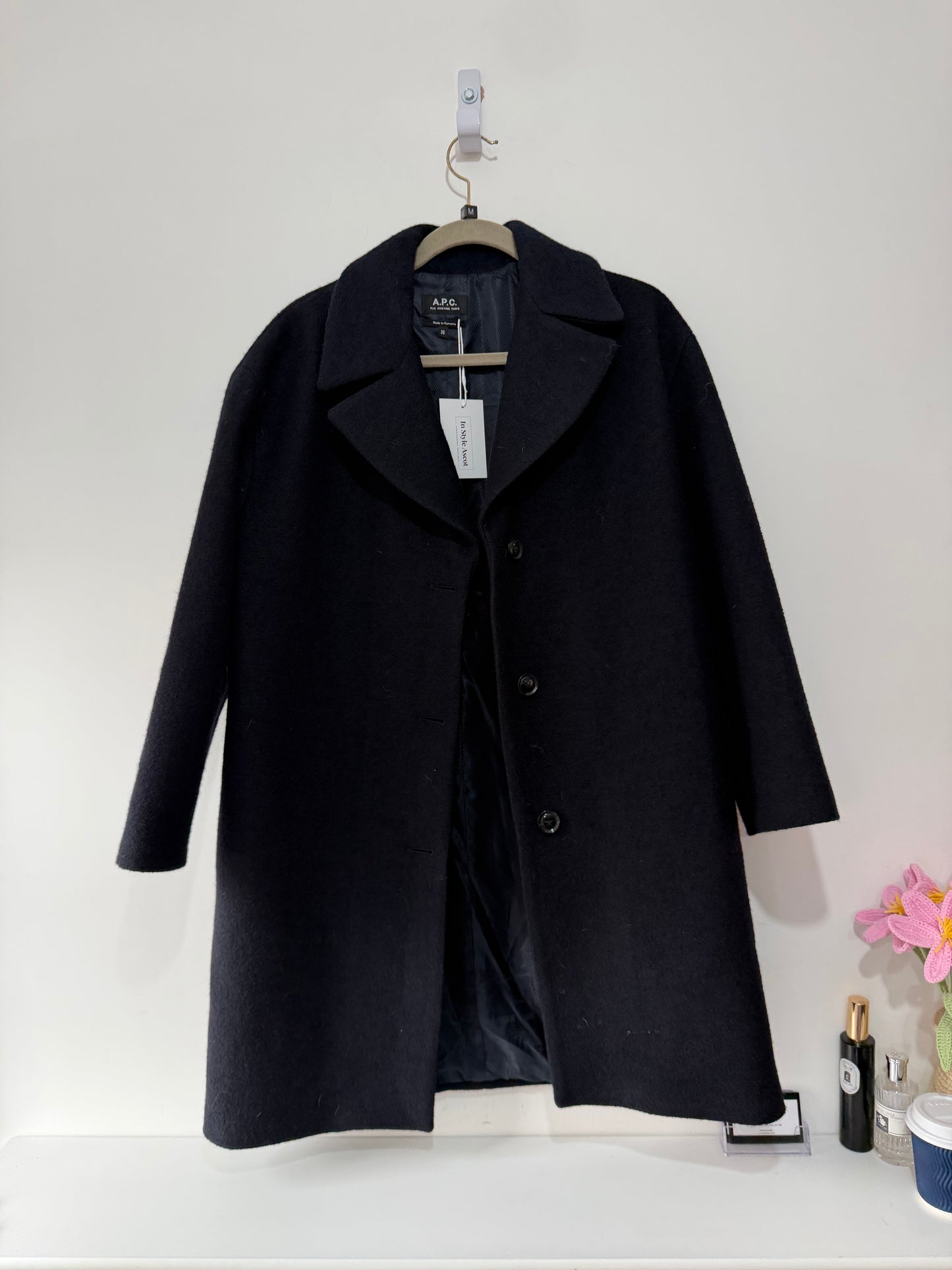 Preloved A.P.C Jacket Size 8-10 (Fits a 12) Navy