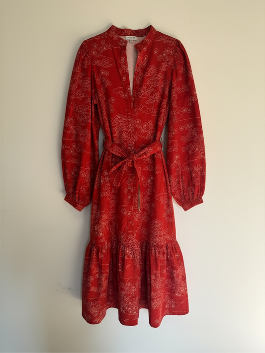 Preloved Paolita Dress Medium Red