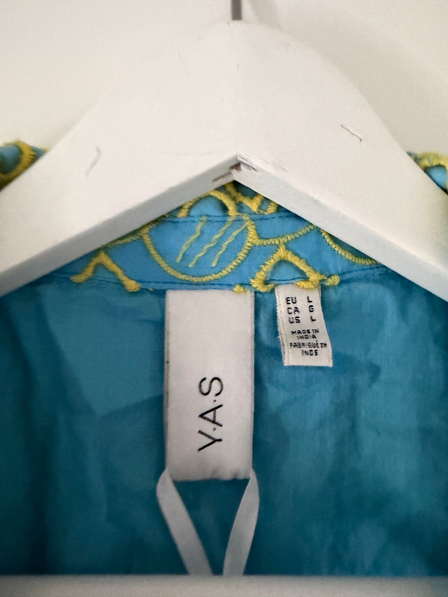 Pre-Loved Blue Y.A.S Shirt, L, BNWT