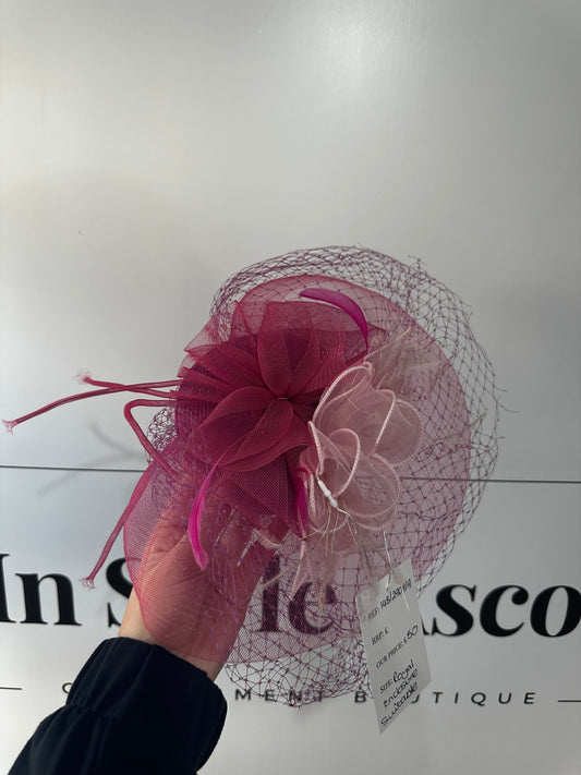 Purple Pink Fascinator/Hat