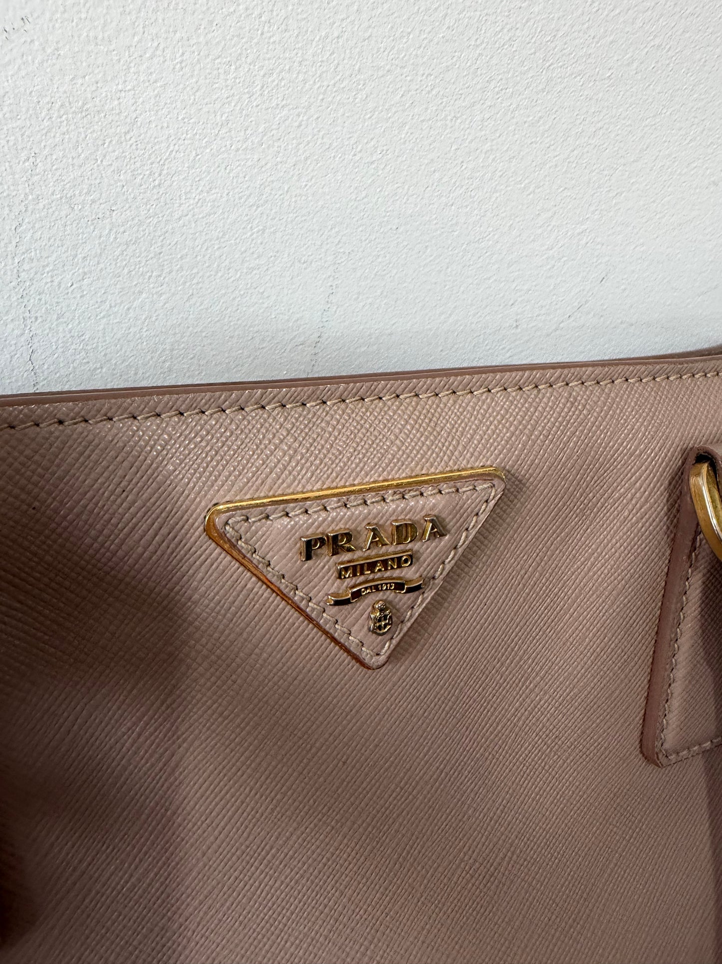 Pre-loved, Blush Prada Galleria Bag, Small