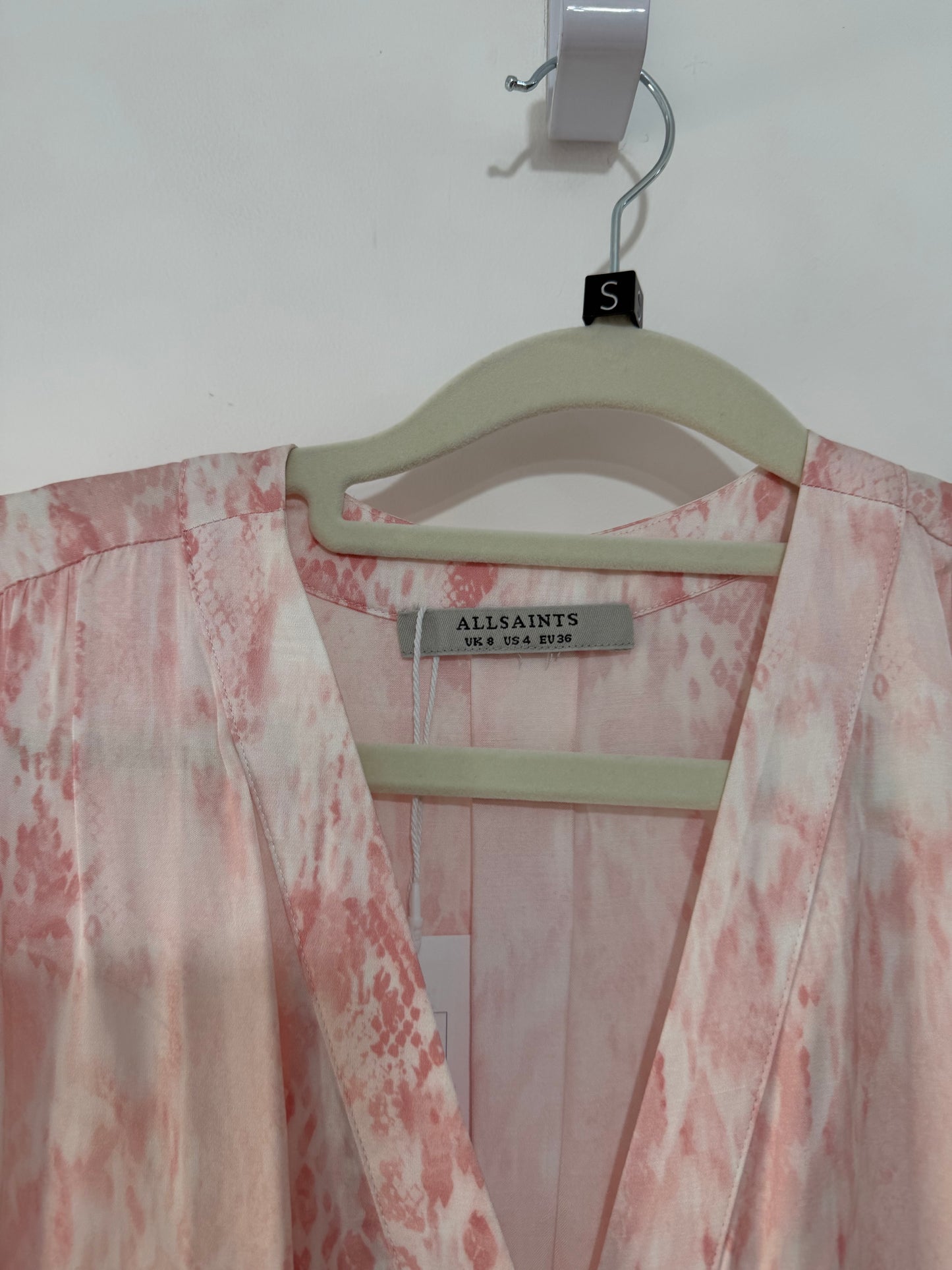 Pre-owned pink All Saints Dress, UK 8