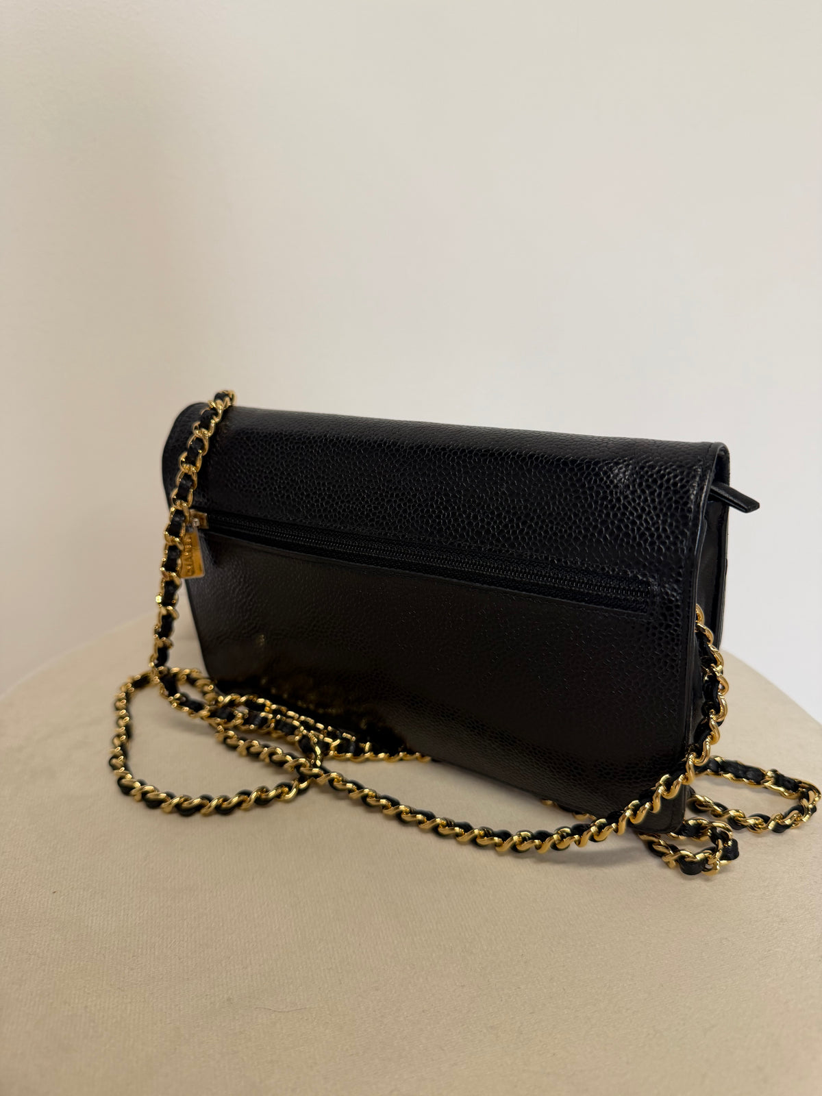 Preloved Chanel Handbag Black