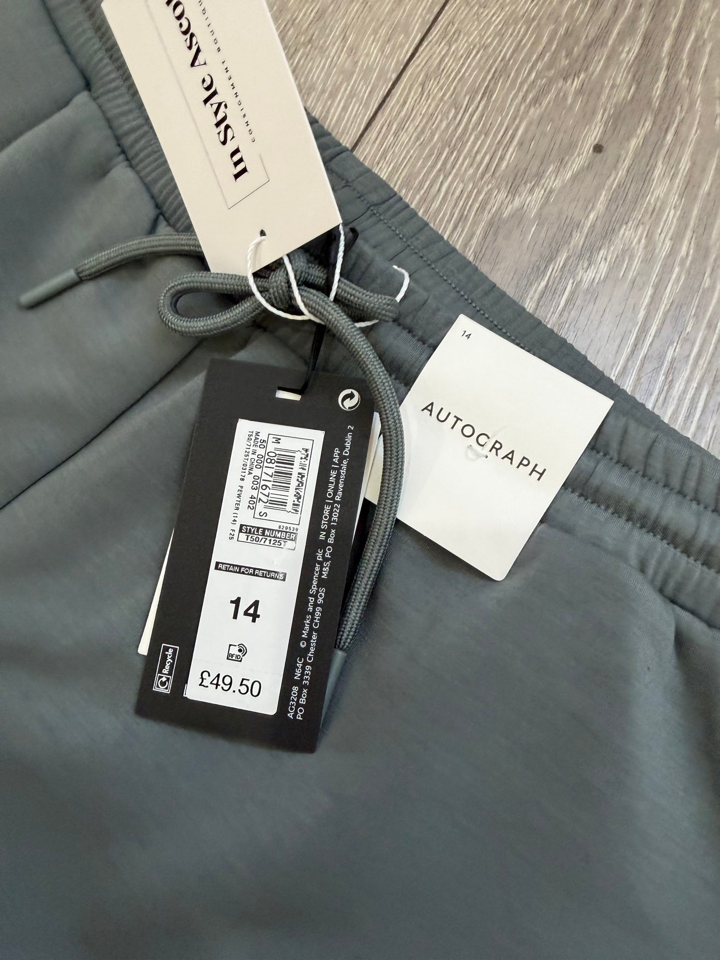 Preloved Grey Autograph Hoodie & Joggers, 12/14