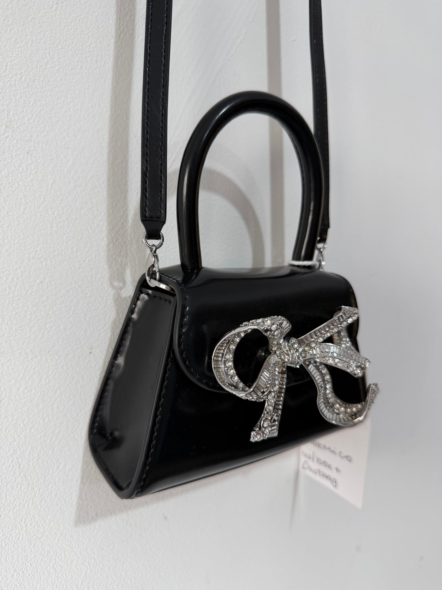 Preloved Self-Portrait Micro Bag Mini Black Bow Bag
