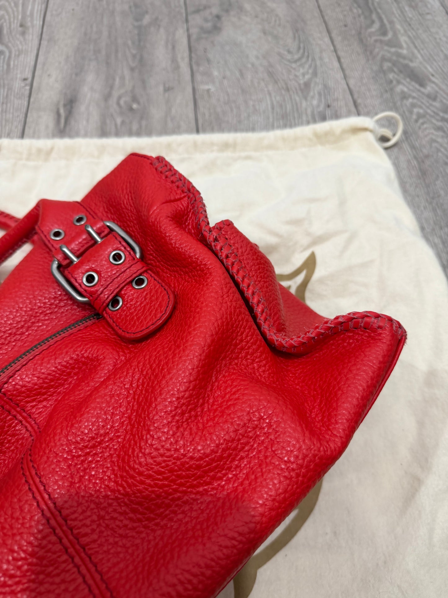Red Tabitha, Brand New Red Leather Bag