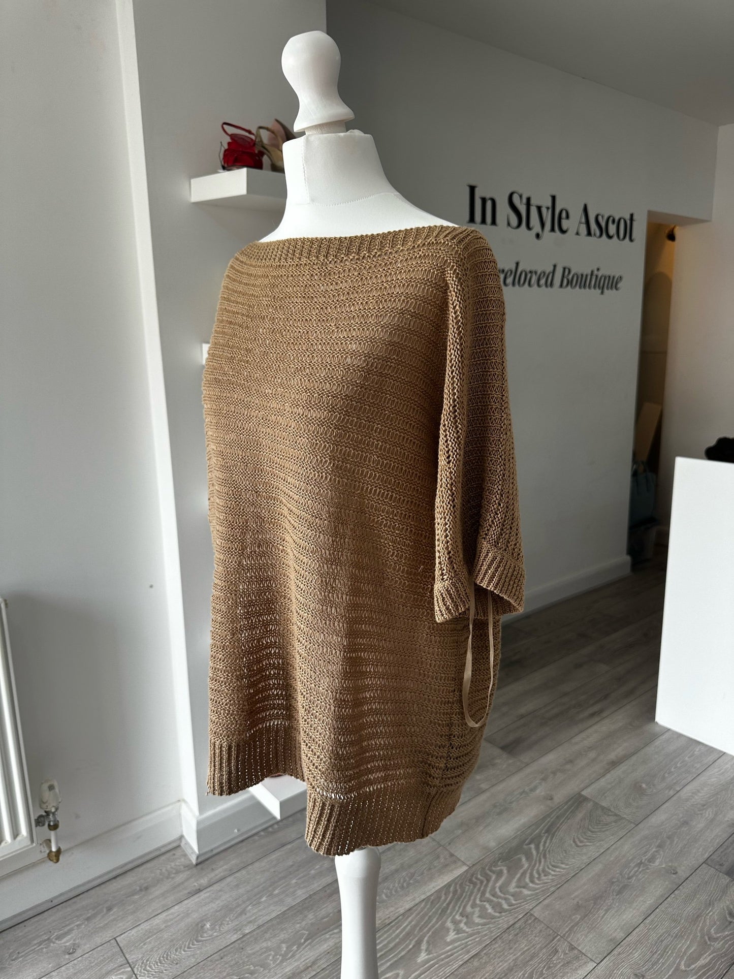 Ralph Lauren Beige Jumper - L