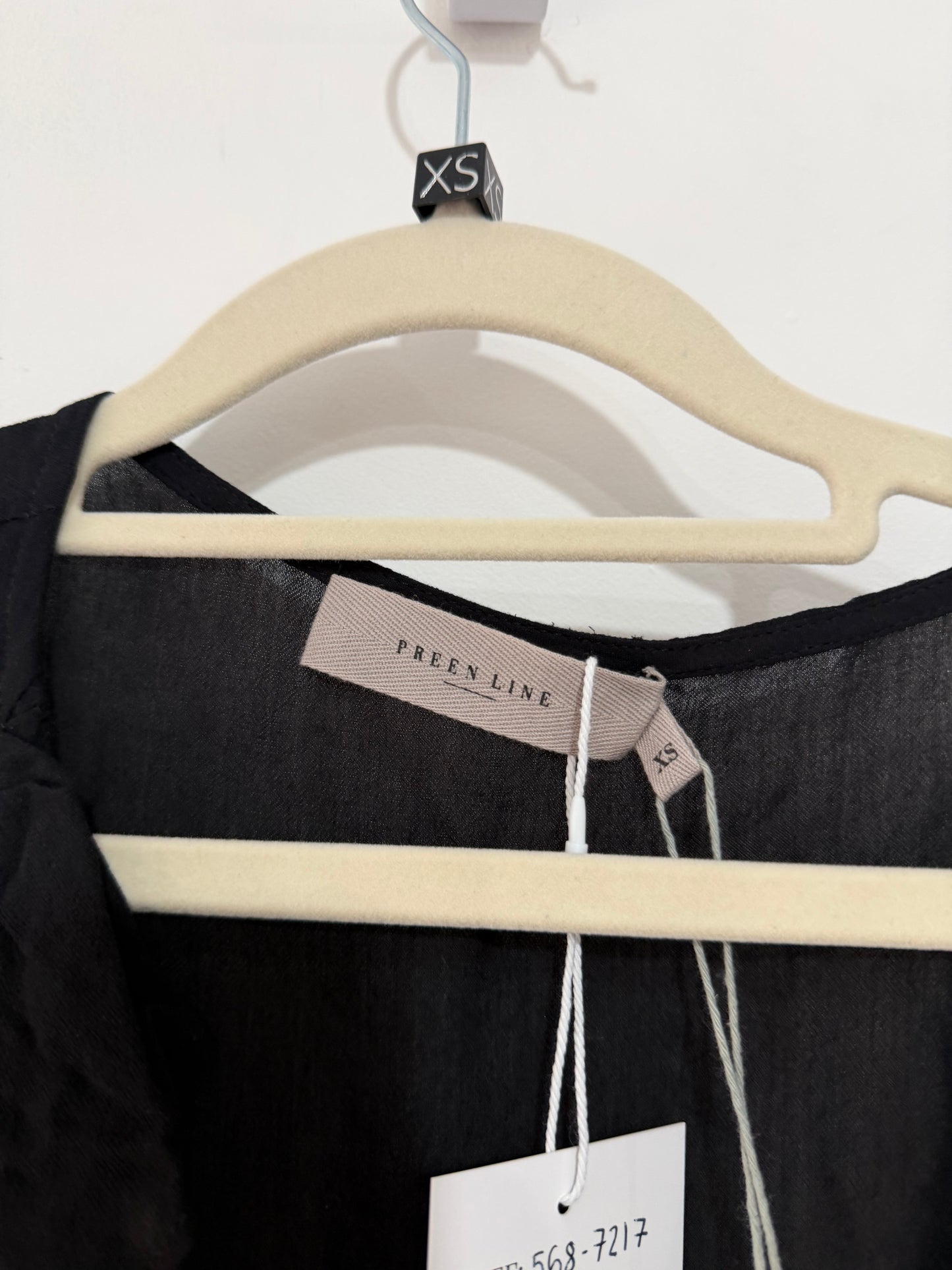 Pre-owned Champagne Michelle Mason Dress, Size XS/S