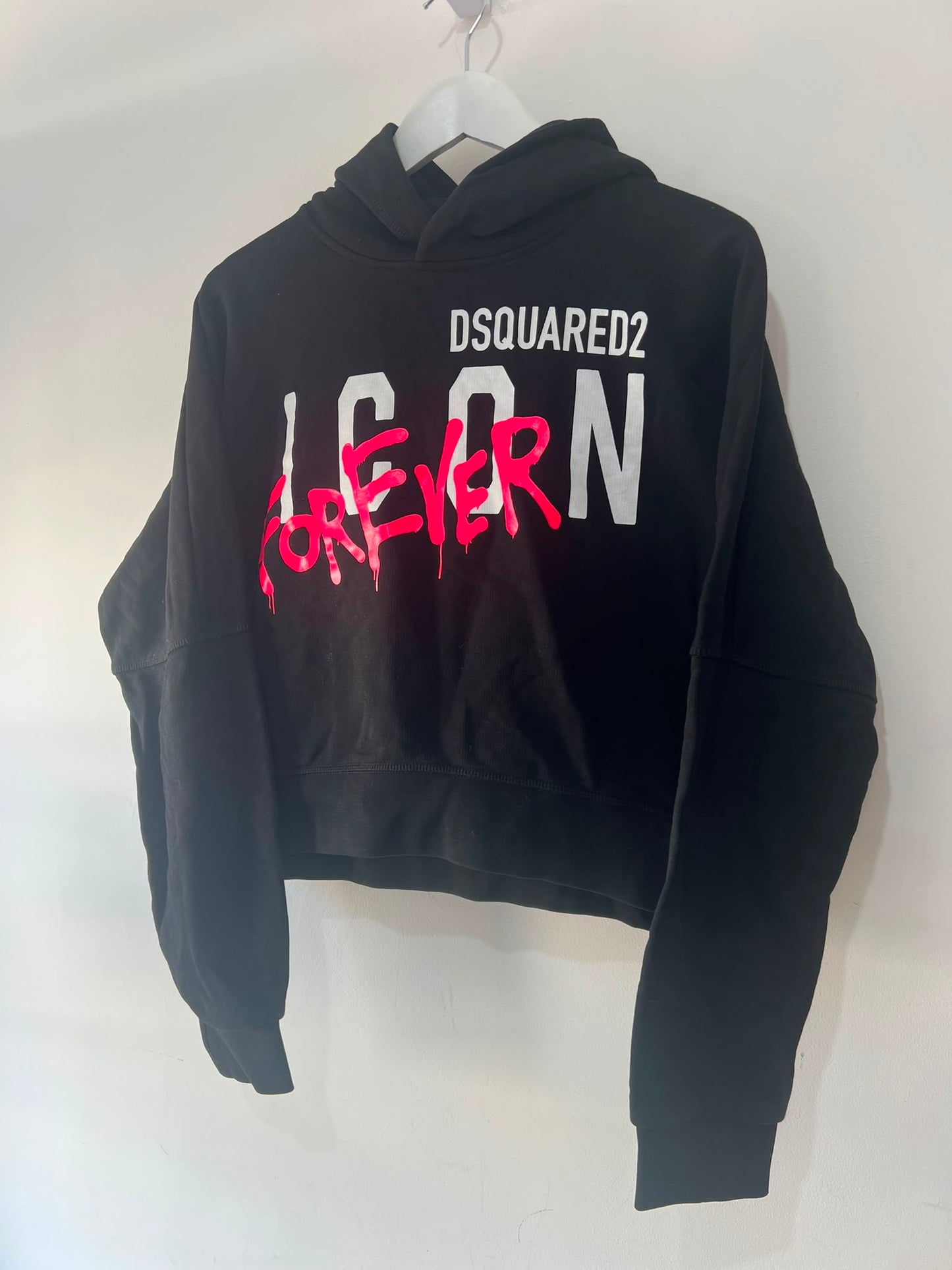 Pre-loved Black Dsquared2 Hoodie, Age 14