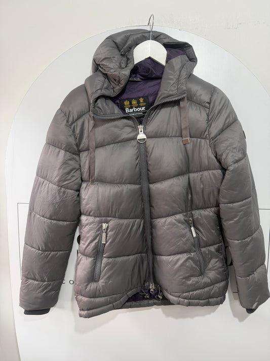 Grey Barbour Coat, Size 12