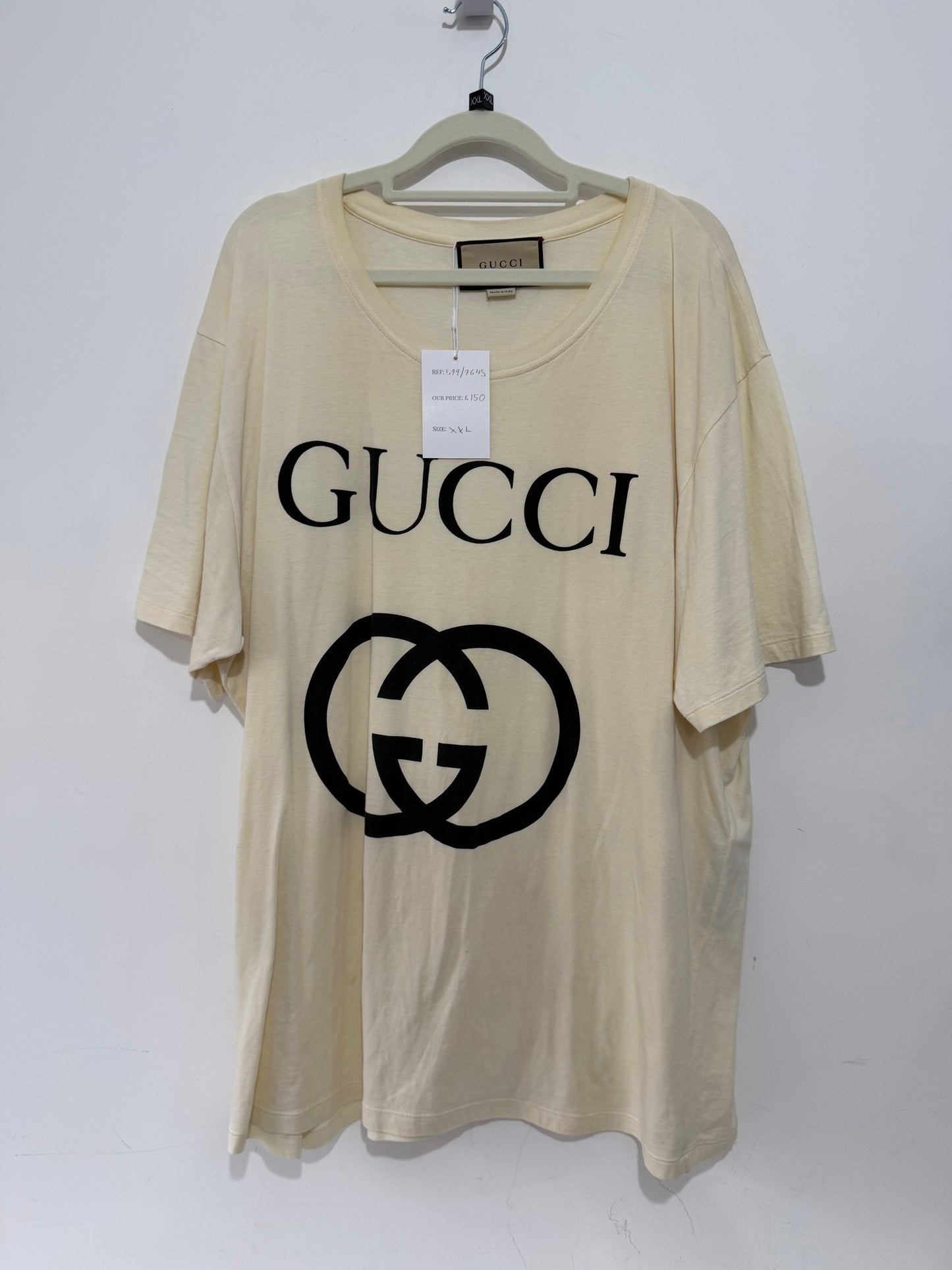 Beige with logo Gucci Top, size XXL
