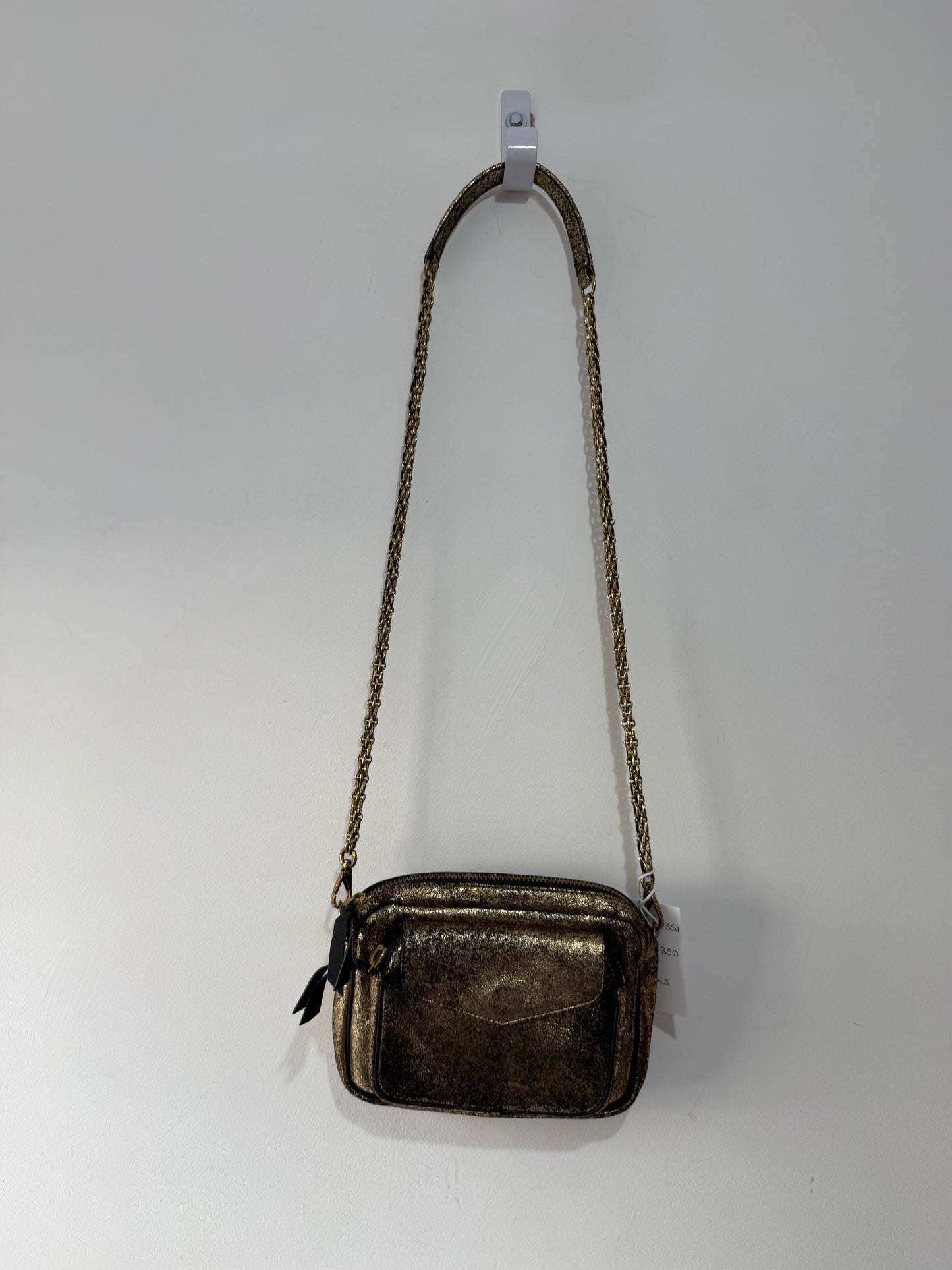 Preloved Claris Virot Crossbody Bag Gold