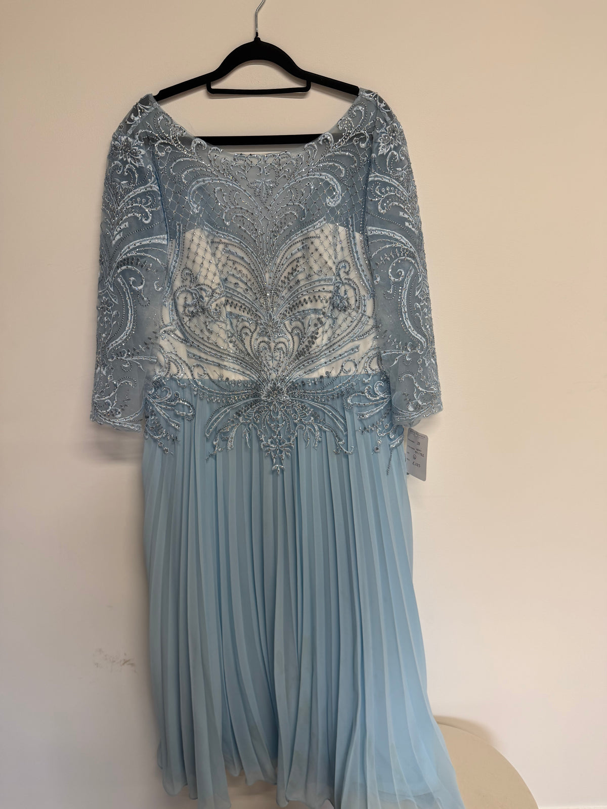 Preloved Veni Infantino Dress Size 16 Blue