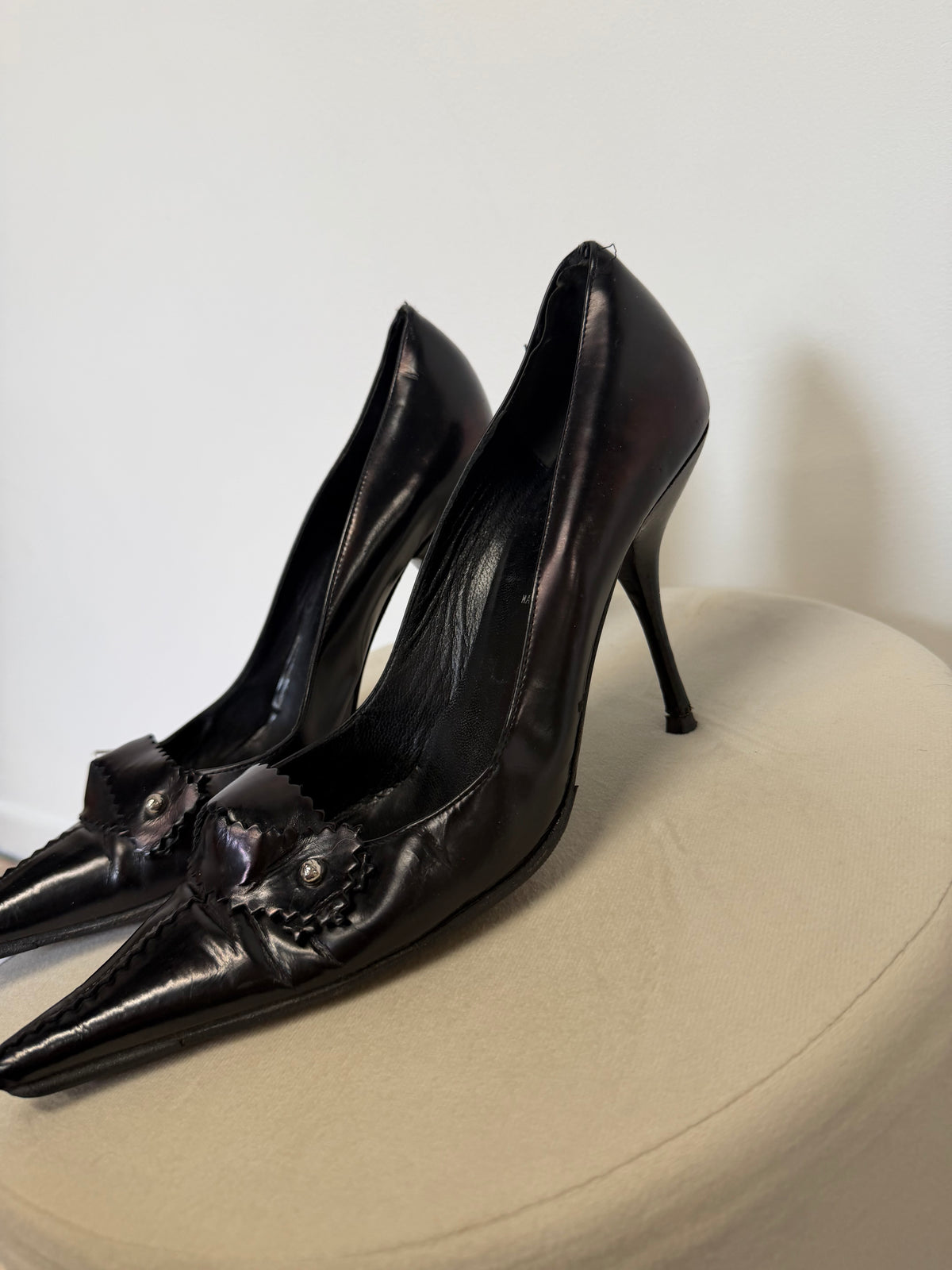 Preloved Fendi Heels Size 38.5/39 (5.5/6) Black