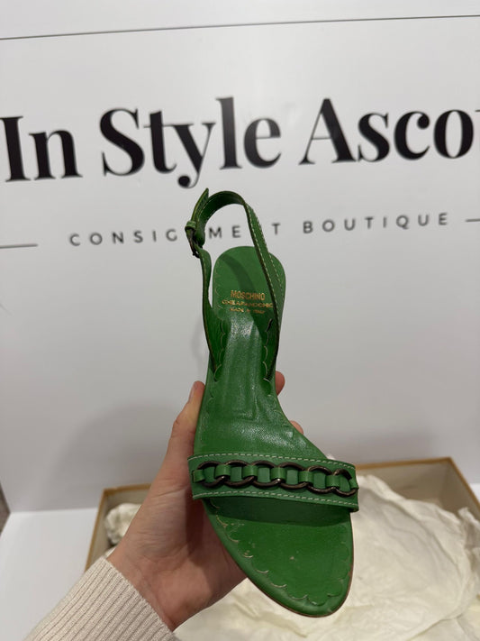Green Moschino Heels, 3
