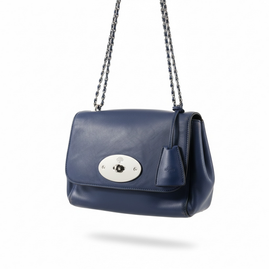 Pre Owned Royal Blue Mulberry Lily Crossbody Bag