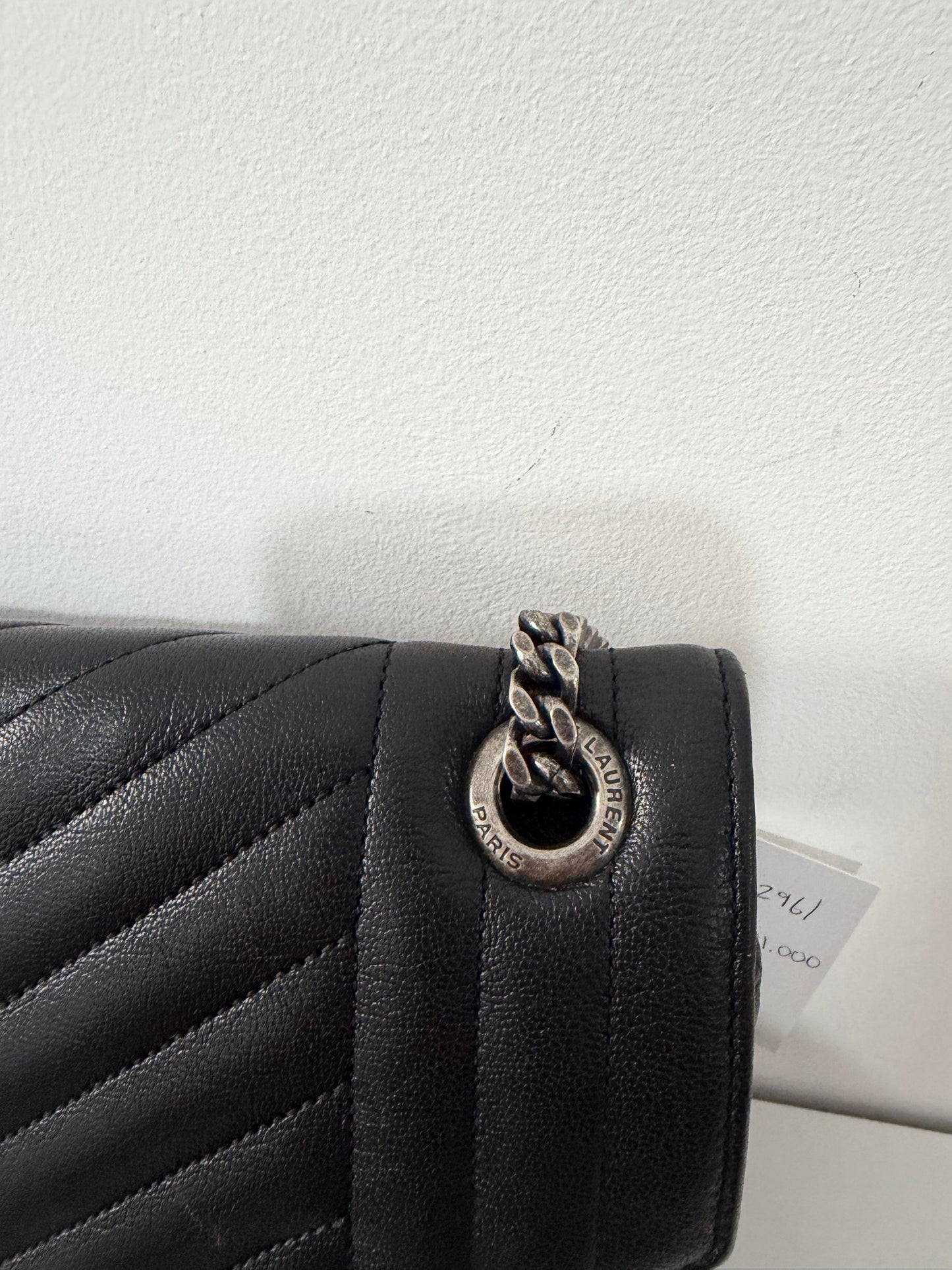 Pre-owned Black Saint Laurent YSL Envelope bag shoulder/crossbody