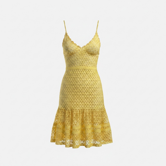 Pre-loved Yellow Melissa Obabash Beach Dress, M, BNWT