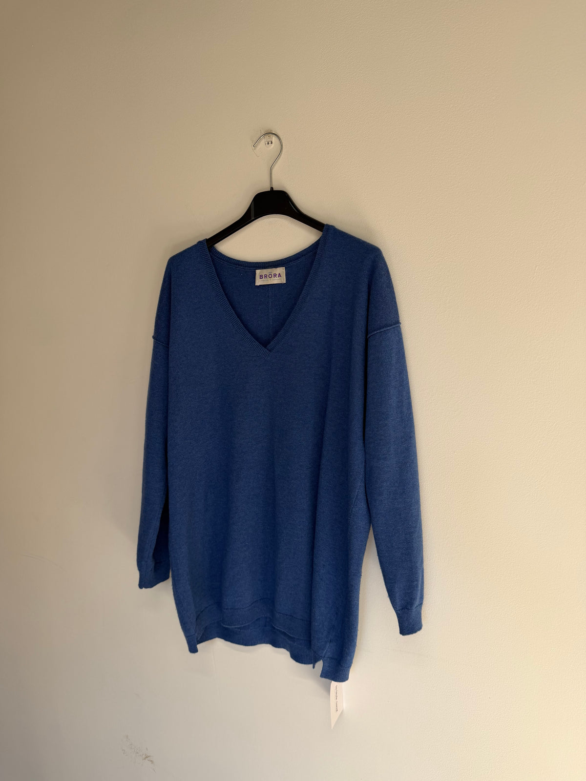 Preloved Brora Jumper Size 8-10 Blue