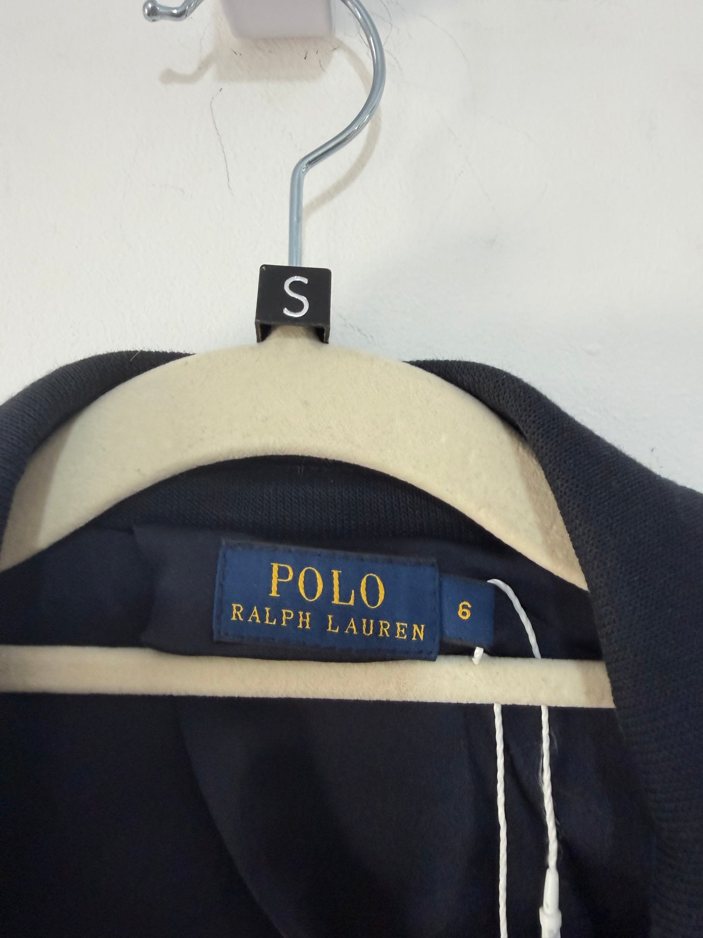Preowned Navy Polo Ralph Lauren Blazer Jacket, Size UK 10
