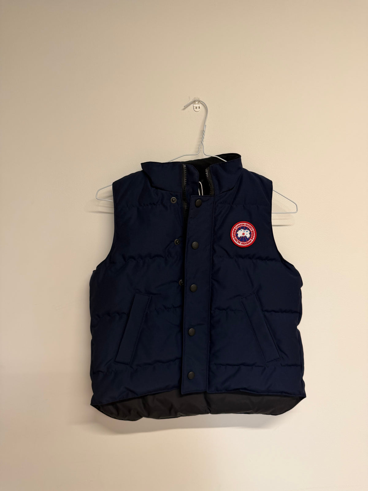 Preloved Canada Goose Kids Gilet Age 7-8 Navy