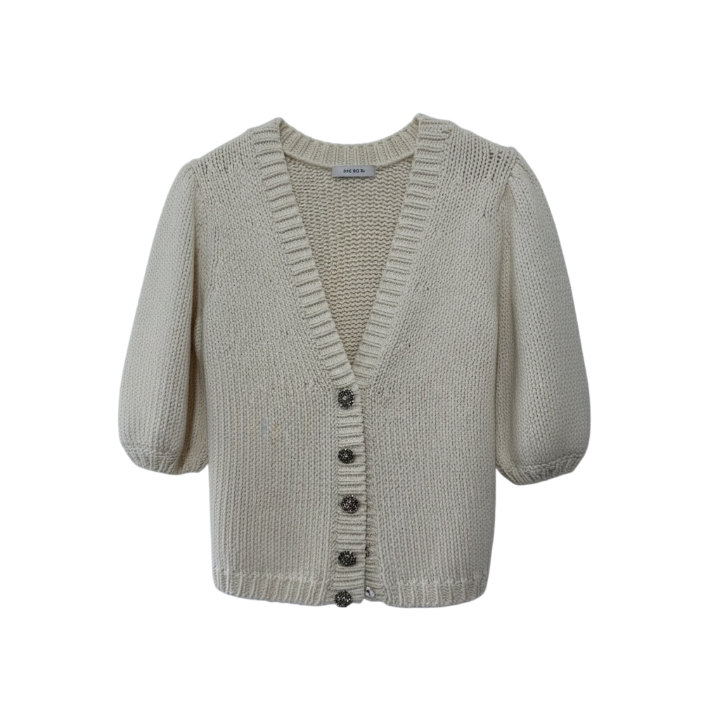 Pre Owned Off White Ba&sh Cardigan, Small