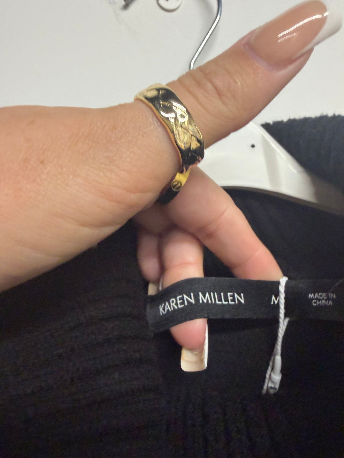 Preloved Karen Millen Turtle-neck Jumper Size M Black