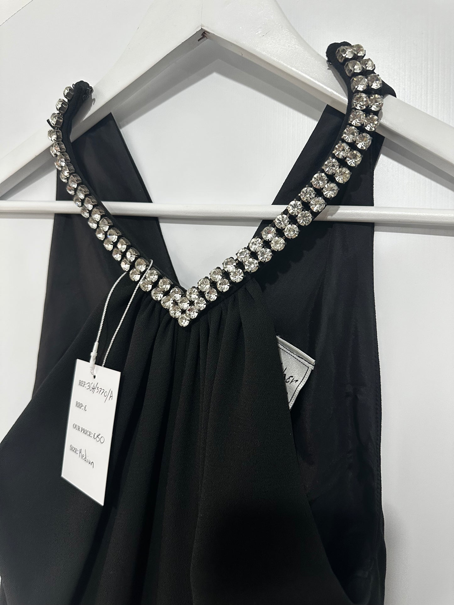 Black Frank usher Dress, Size M