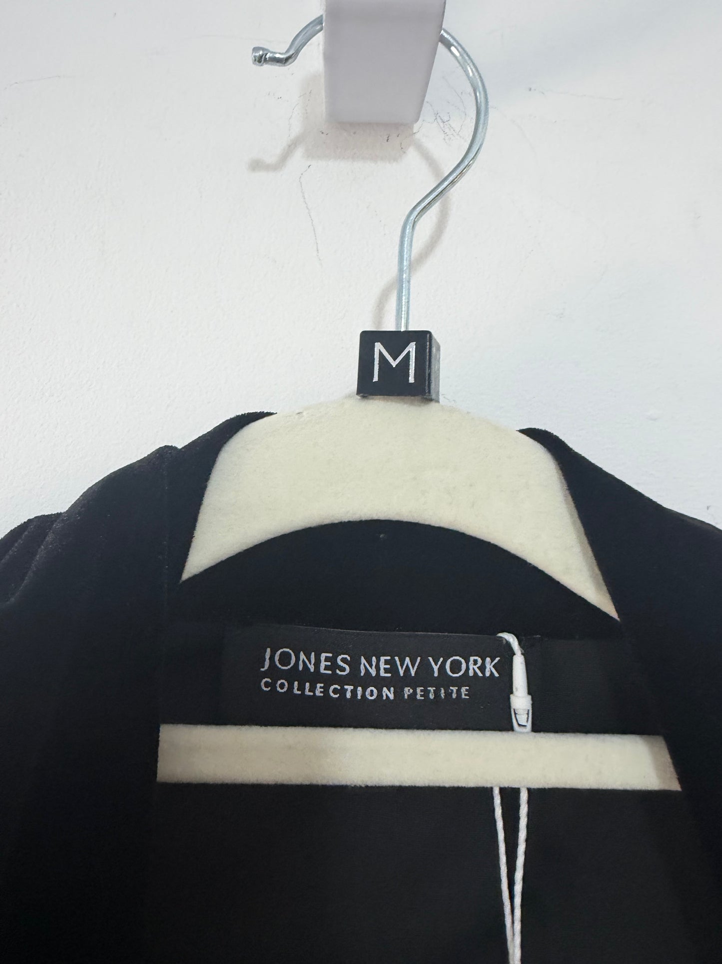 Preloved Jones New York Vintage Top Petite M Black Velvet