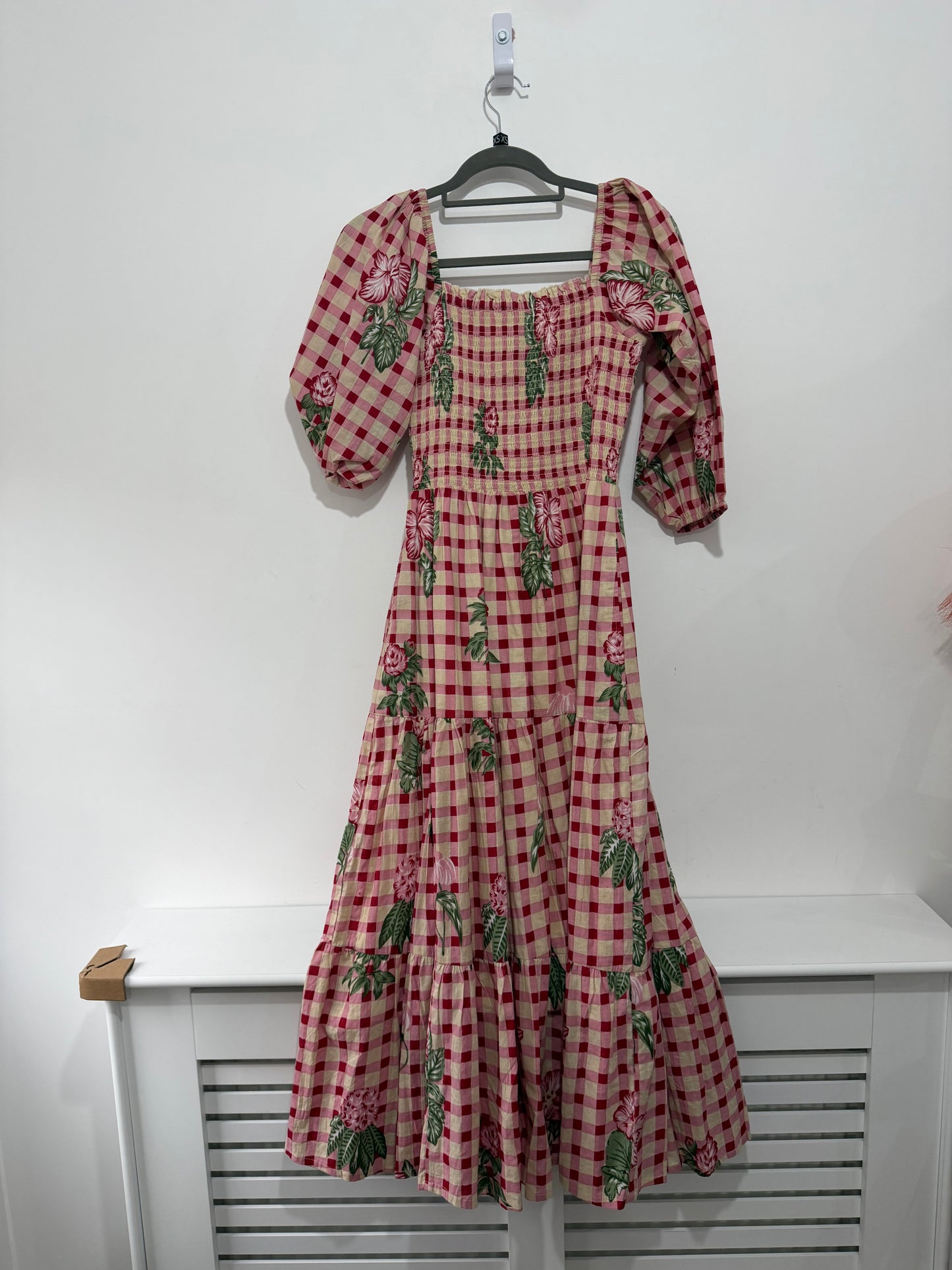 Pre-owned, Pink Gingham Newday Original Dress, Size XXS (Fits 8)