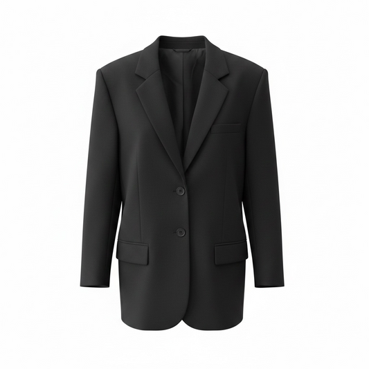 Preloved, Black Remain Blazer, UK 8
