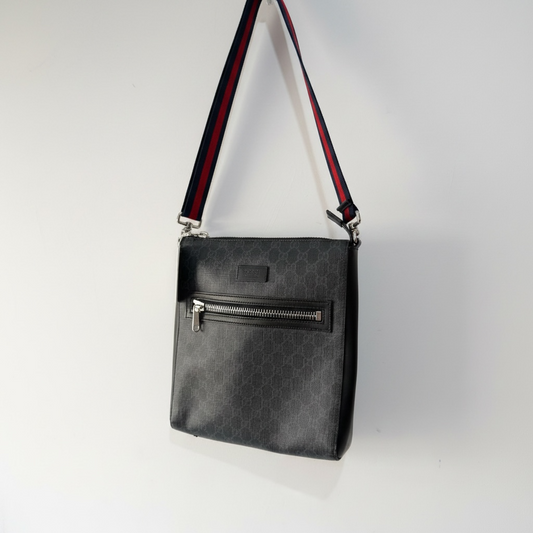 Preloved, GG monogram Gucci Messenger Man Bag