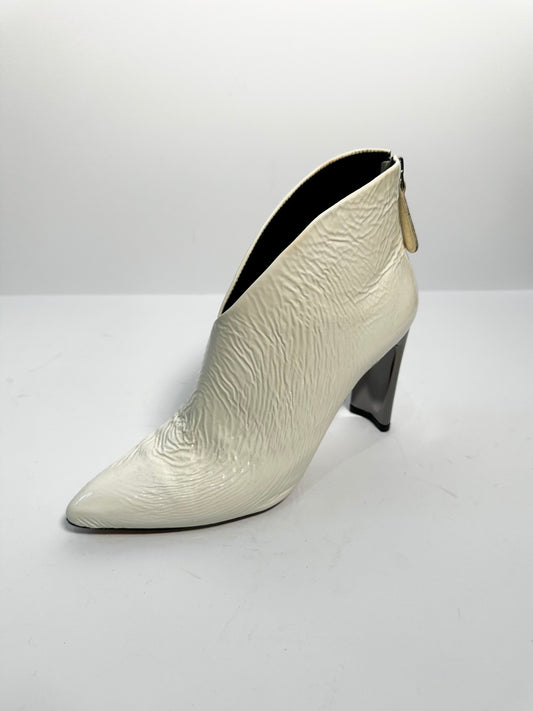 White Vicenza Heels, 5