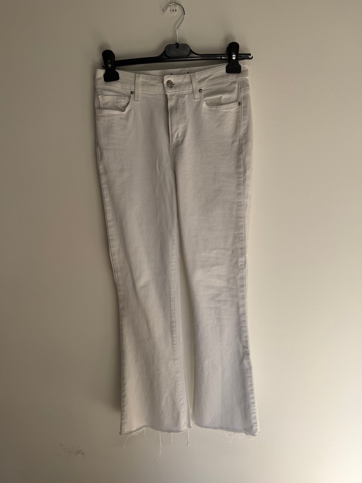 Preloved Paige Jeans Waist 25 Petite White