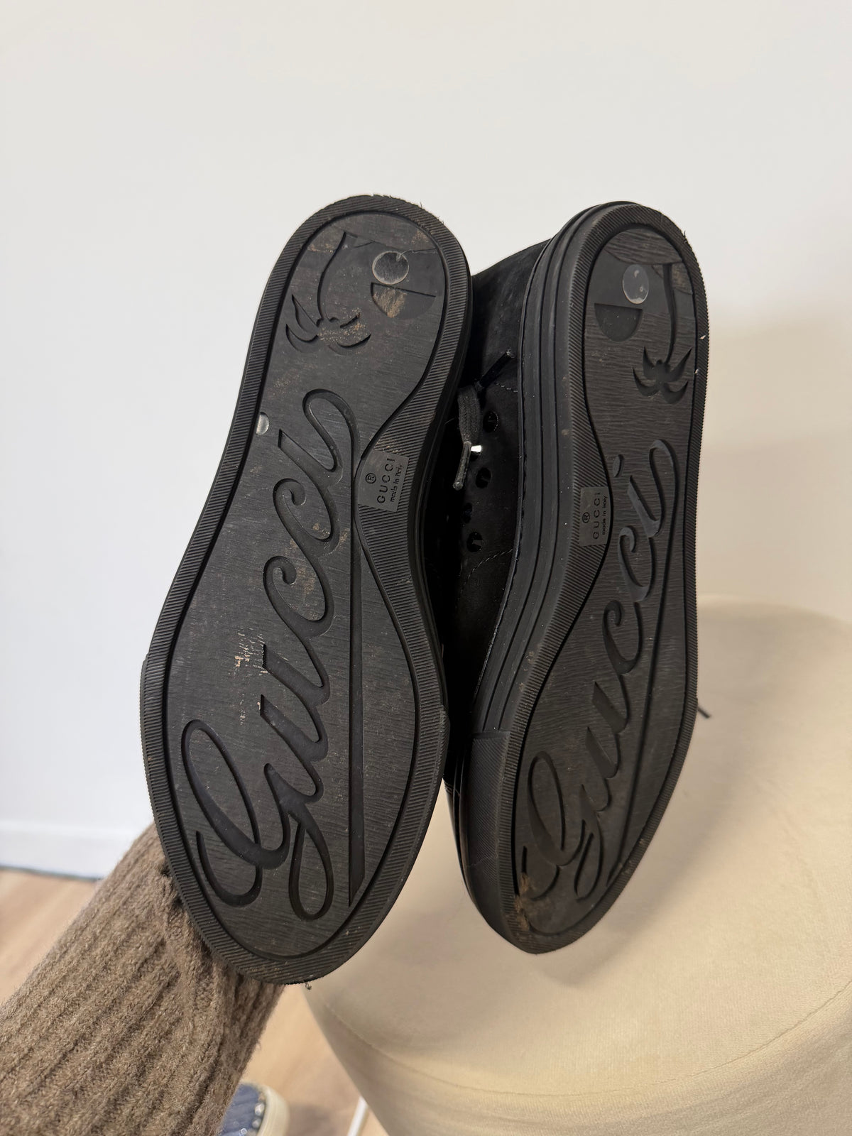 Preloved Gucci Shoes, Size 3 Black