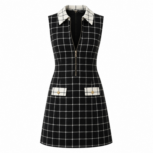 Preloved, Black and White Alice + Olivia Dress, 14