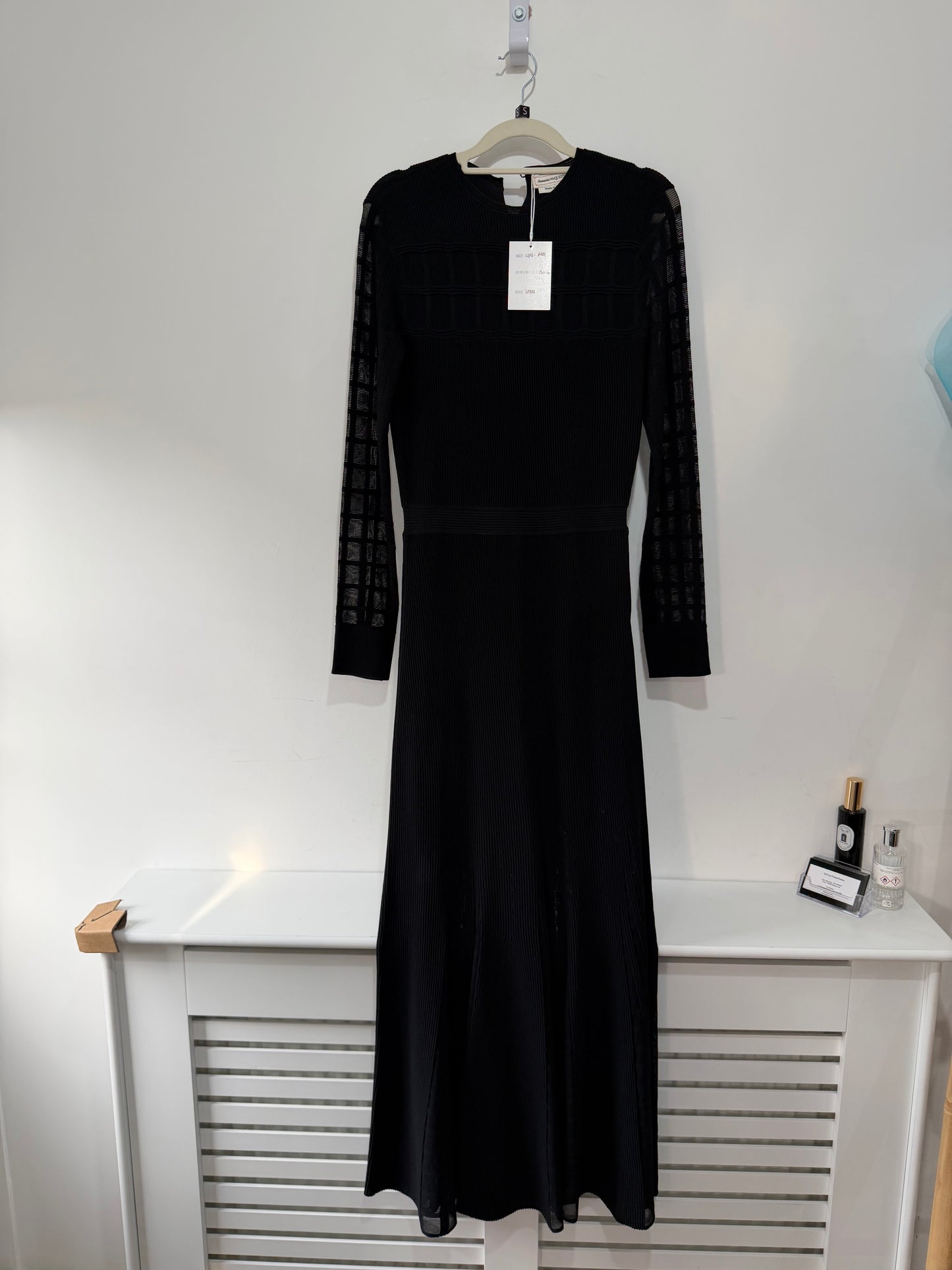 Preloved, Black Alexander Mcqueen Dress, Small