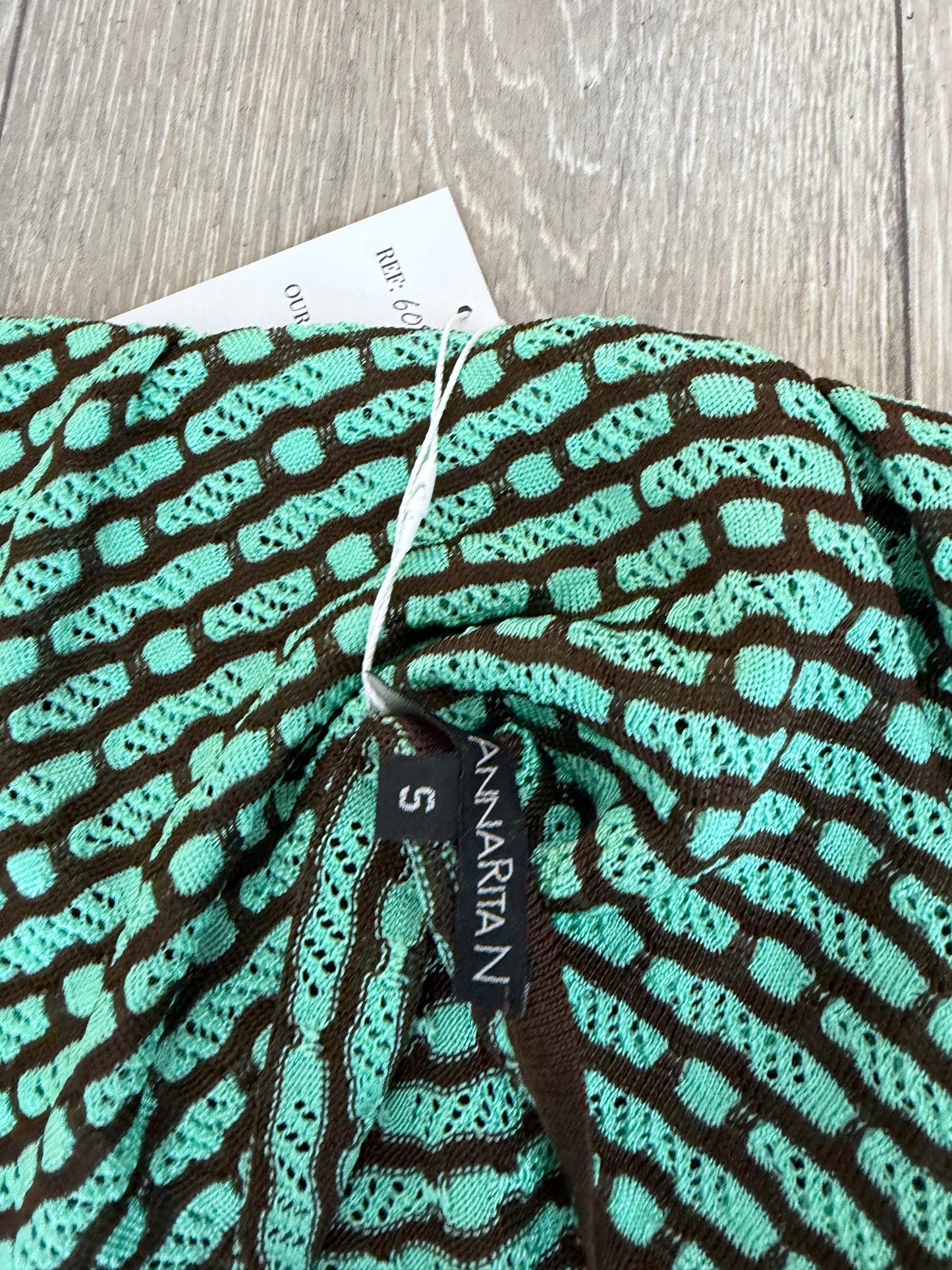 Green/brown Anna Ritan Top, Size S