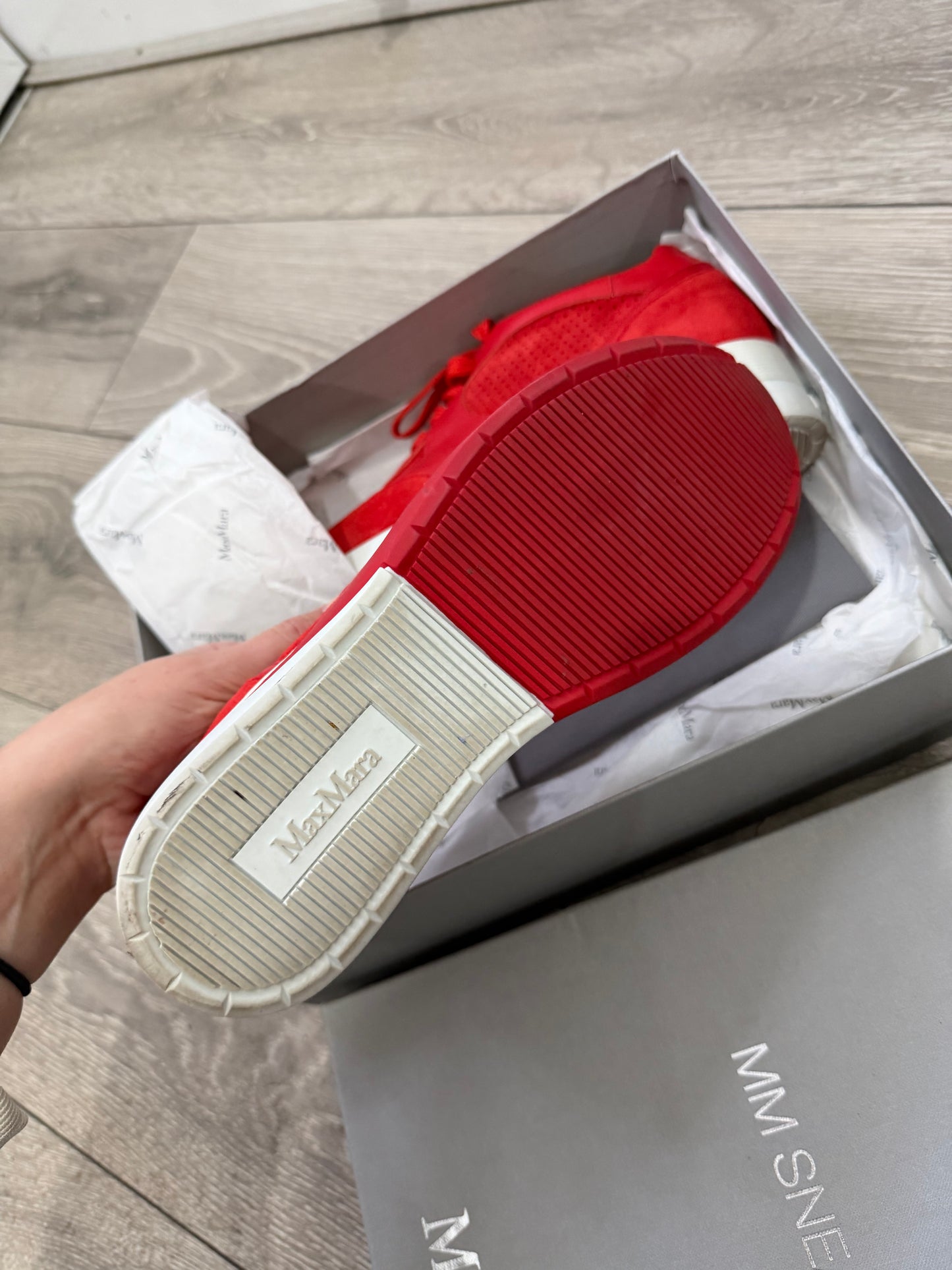 Red MaxMara Trainers, 4