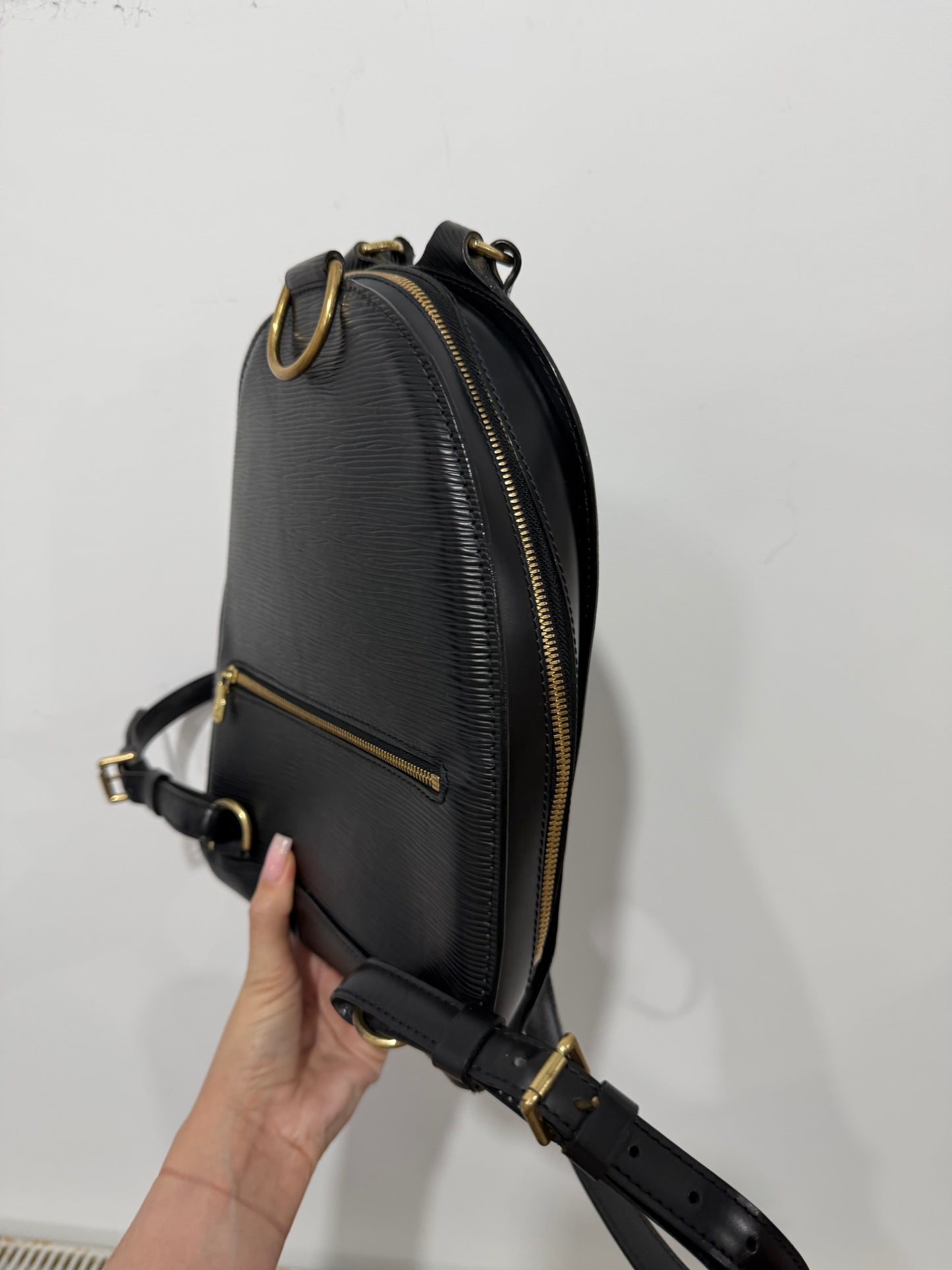 Epi Mabillon Backpack in Black Louis Vuitton Backpack